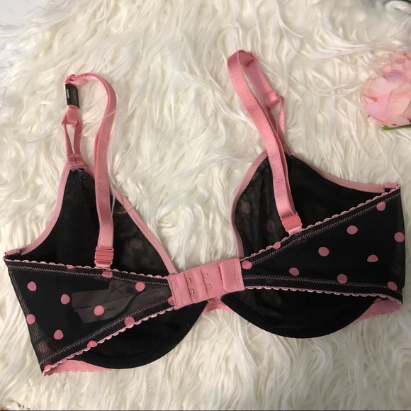 Victoria’s Secret 34E & Large French Cut Thong Panty Pink & Unlined Demi Bra Set - Picture 11 of 15